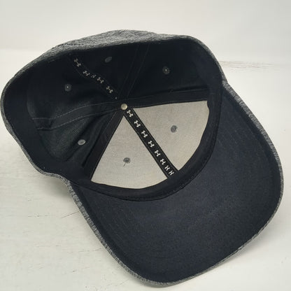 Under Armour Baseball Cap Gray L Heathered Stretch Fit Athletic Logo Golf Hat