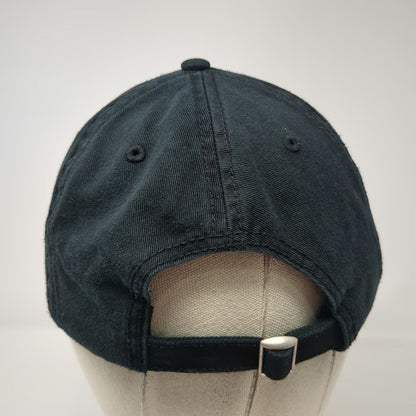 American Eagle Baseball Cap Black One Size Adjustable 77 Flag Logo Cotton Hat