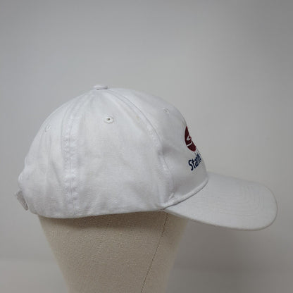 Stanley Consultants Strapback Hat White One Size Adjustable Pacific Headwear