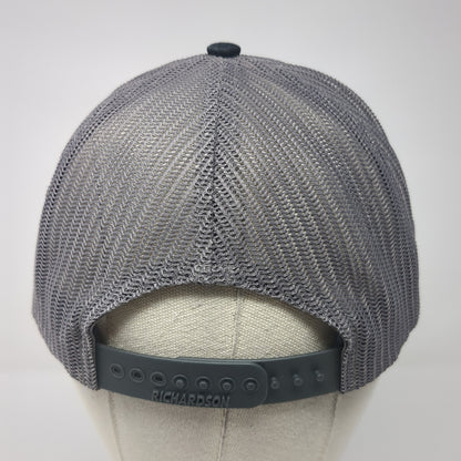 Free Rein Coffee Co Snapback Trucker Hat Black One Size Mesh Back