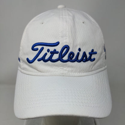 Titleist 2015 Mountain Monsoon Strapback Hat White One Size Embroidered 6 Panel
