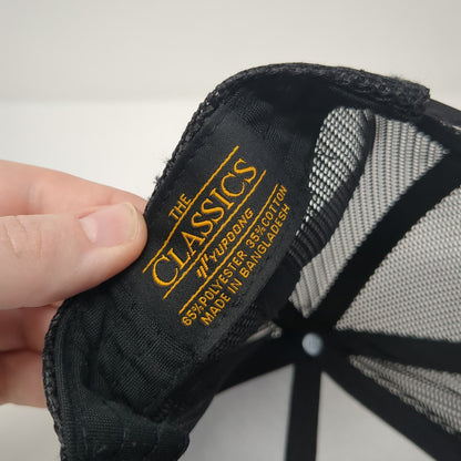 WM Western Mountain Est 1972 Snapback Trucker Hat Black OS Mesh Back Yupoong