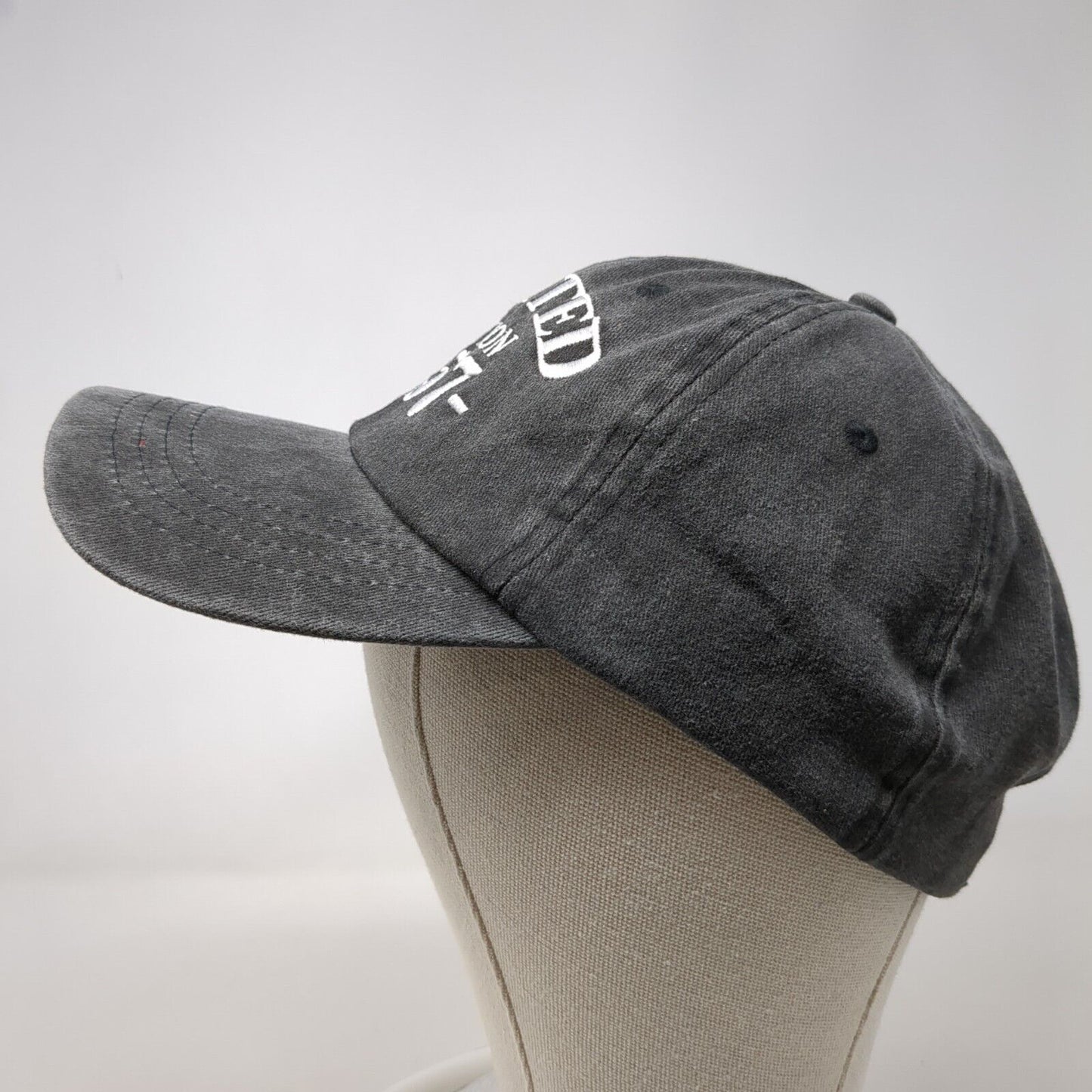 Limited Edition 1957 Slideback Hat Gray One Size Adjustable Embroidered Cotton