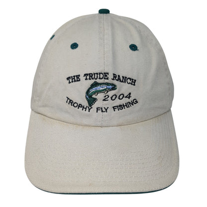The Trude Ranch 2004 Trophy Fly Fishing Baseball Cap Beige One Size Fahrenheit