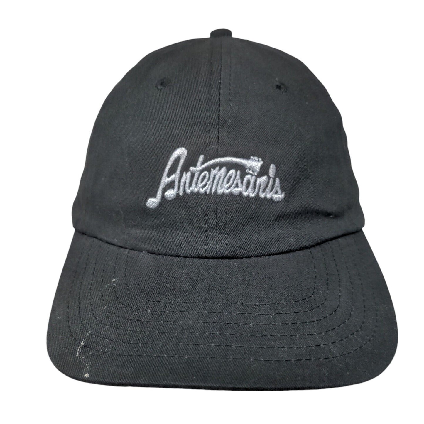 Antemesaris Slideback Hat Black One Size Embroidered Adjustable Big X