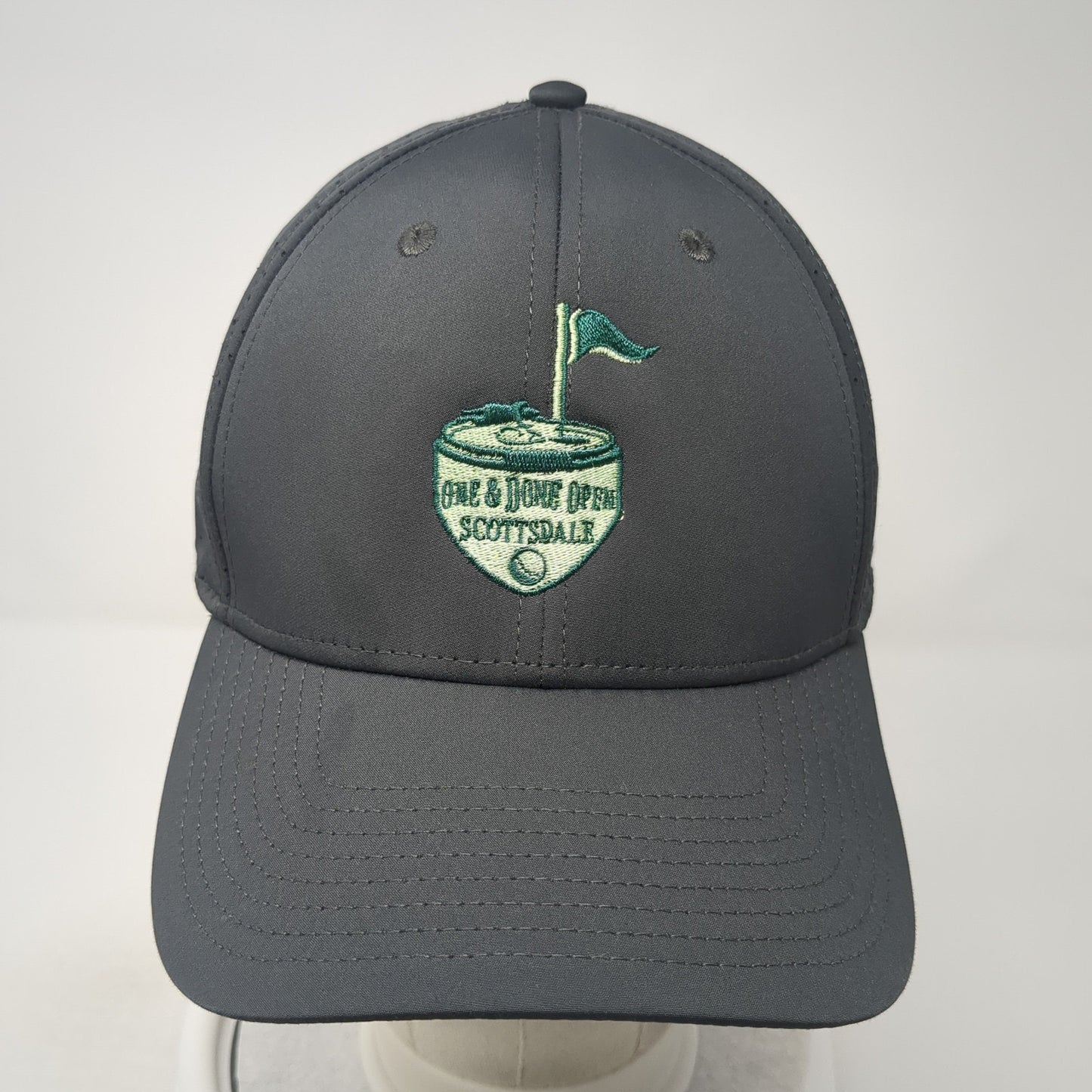 One & Dome Open Scottsdale Fitted Hat Gray Large 2023 Sightseer The Game