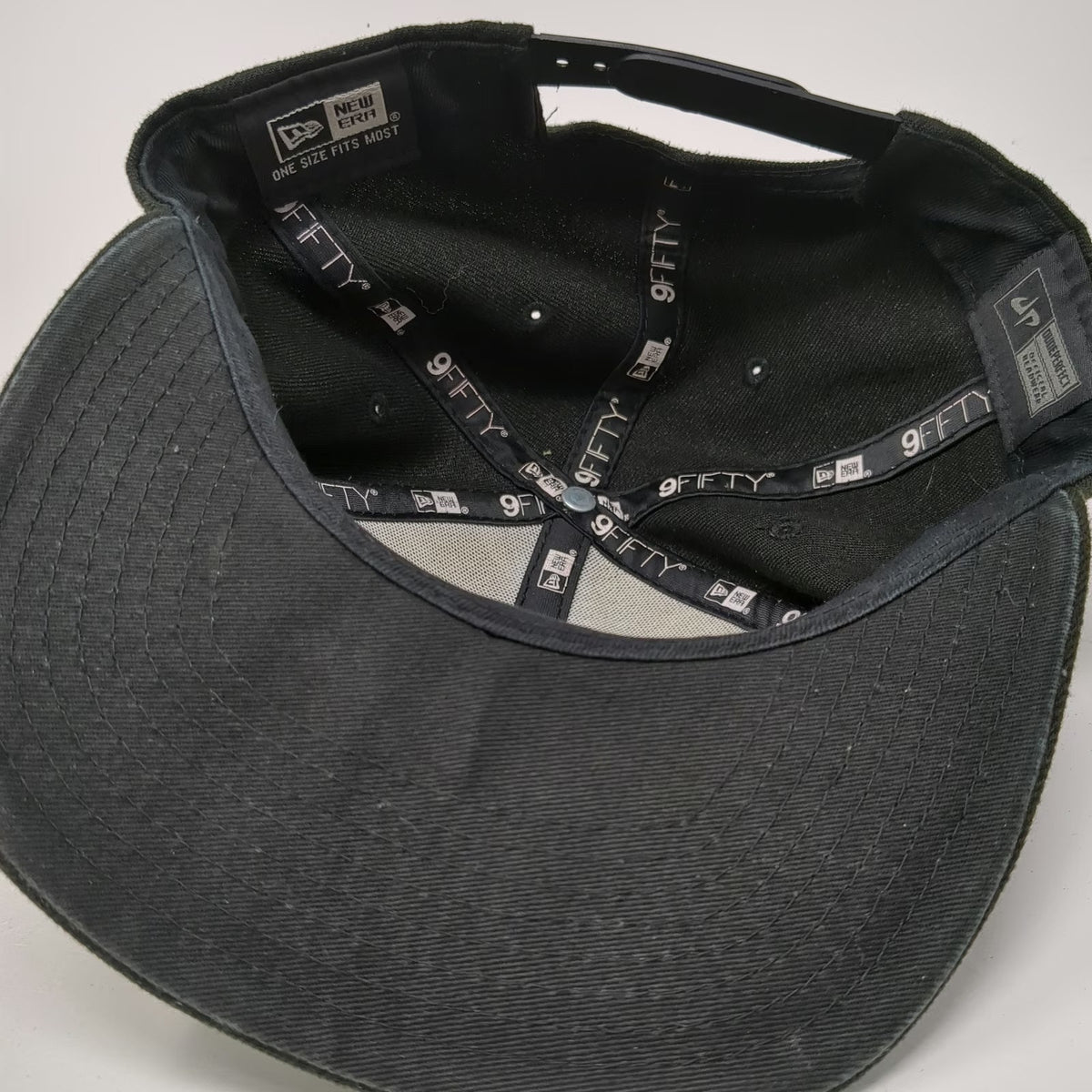 New Era Snapback Hat Black Blue One Size Dude Perfect 9FIFTY Embroidered Logo