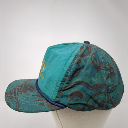 Beaver Brook Slideback Rope Trucker Hat Multi One Size Paisley Vintage Duckster