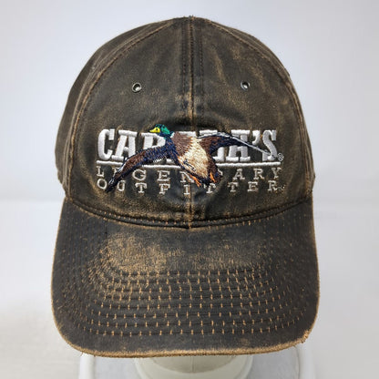 Cabela's Brown One Size Baseball Cap Mallard Duck Legendary Outfitter Hat