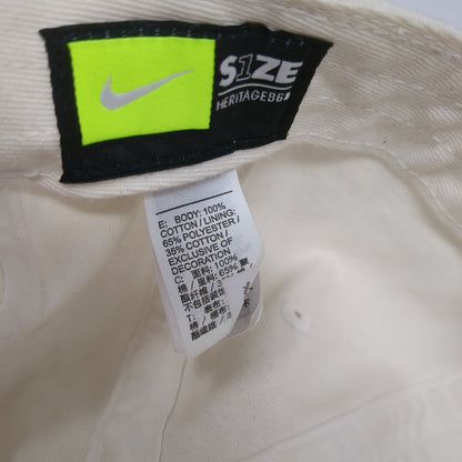 Nike Slideback Hat White One Size Adjustable Embroidered Swoosh Heriatge86