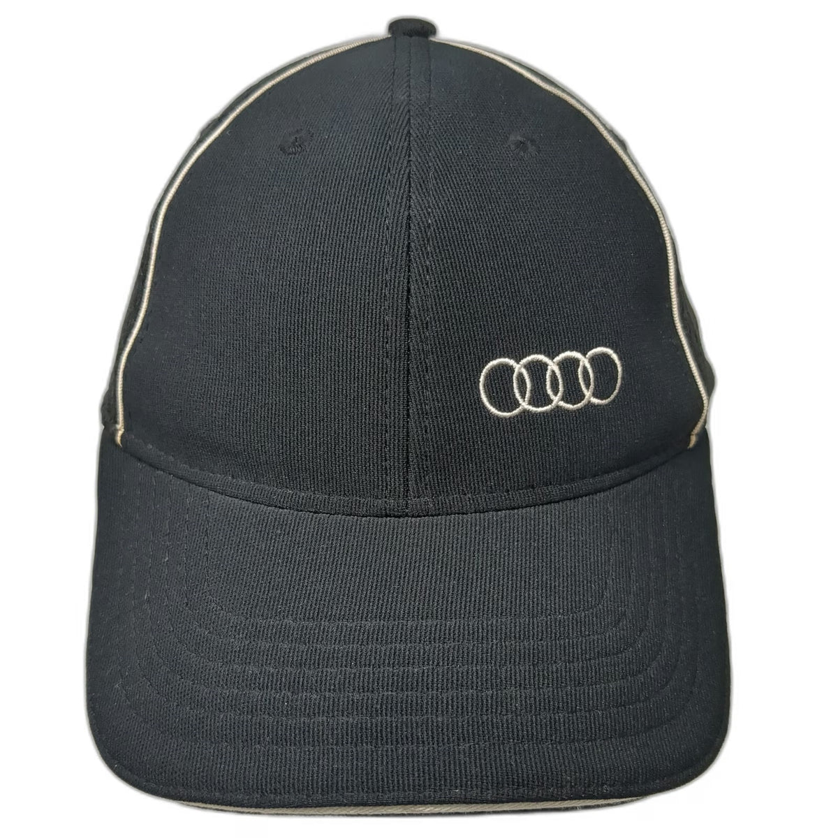 Audi Baseball Cap Black One Size Mesh Back Slideback Automotive Racing Hat