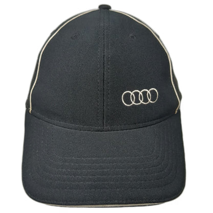Audi Baseball Cap Black One Size Mesh Back Slideback Automotive Racing Hat