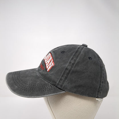 San Juan Puerto Rico Strapback Hat Gray One Size Adjustable Embroidered