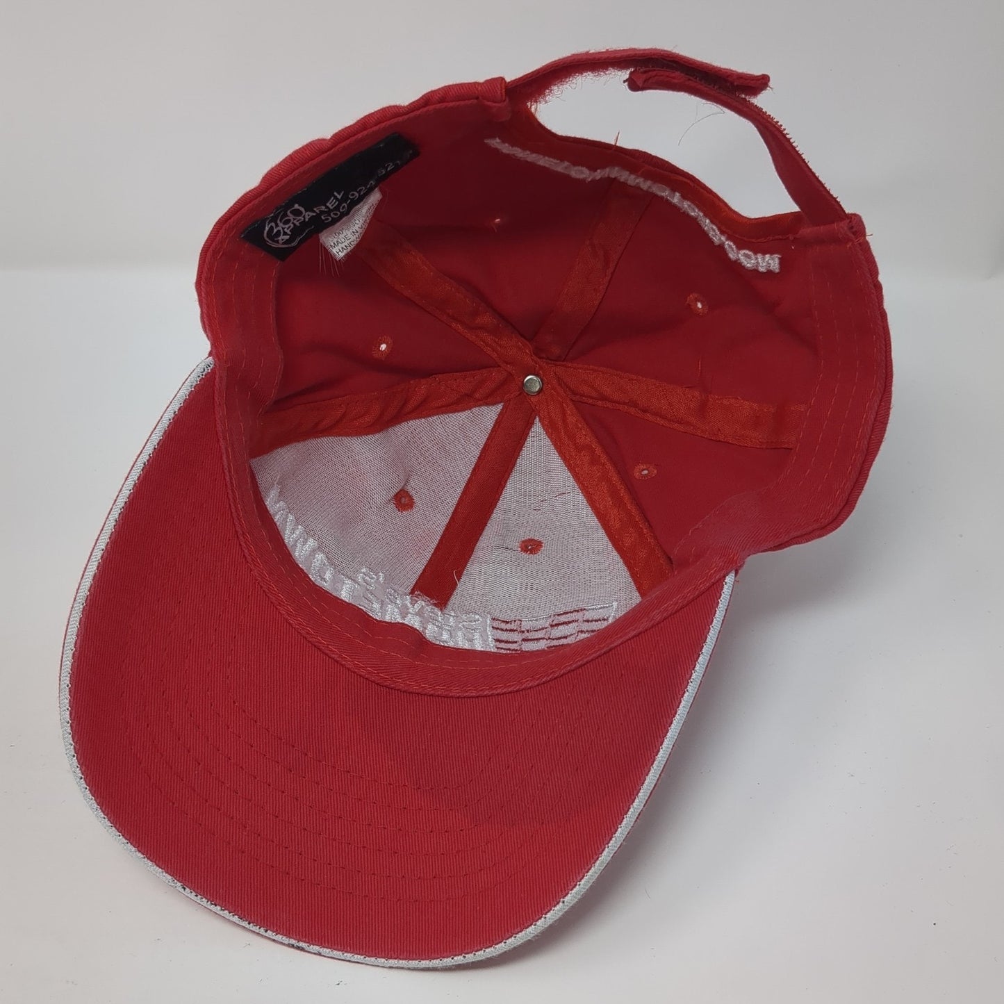 Steve's Hometown Dealerships Strapback Hat Red One Size Solid Ford Ram