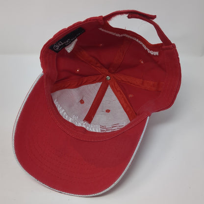 Steve's Hometown Dealerships Strapback Hat Red One Size Solid Ford Ram