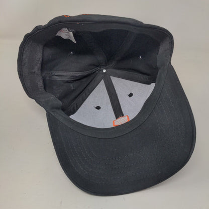 Santa Fe Fitted Hat Black S/M Embroidered Indoor Air Quality Solutions