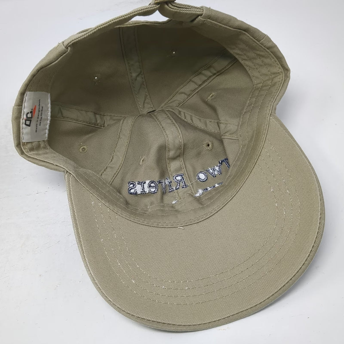 Outdoor Cap Baseball Cap Beige One Size Two Rivers Winery Buckle Slideback Hat
