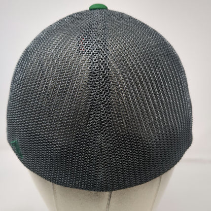 Pacific Headwear Baseball Cap Green Gray 7 3/8 Mesh Flexfit Timmy's Tree Service