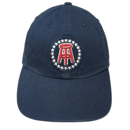 '47 Snapback Blue OSFM Hat Barstool Sports Stool Circle Stars Logo Cotton Twill