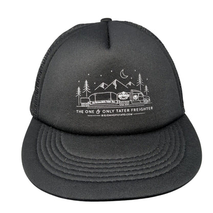 The One & Only Tater Freighter Snapback Trucker Hat Black One Size