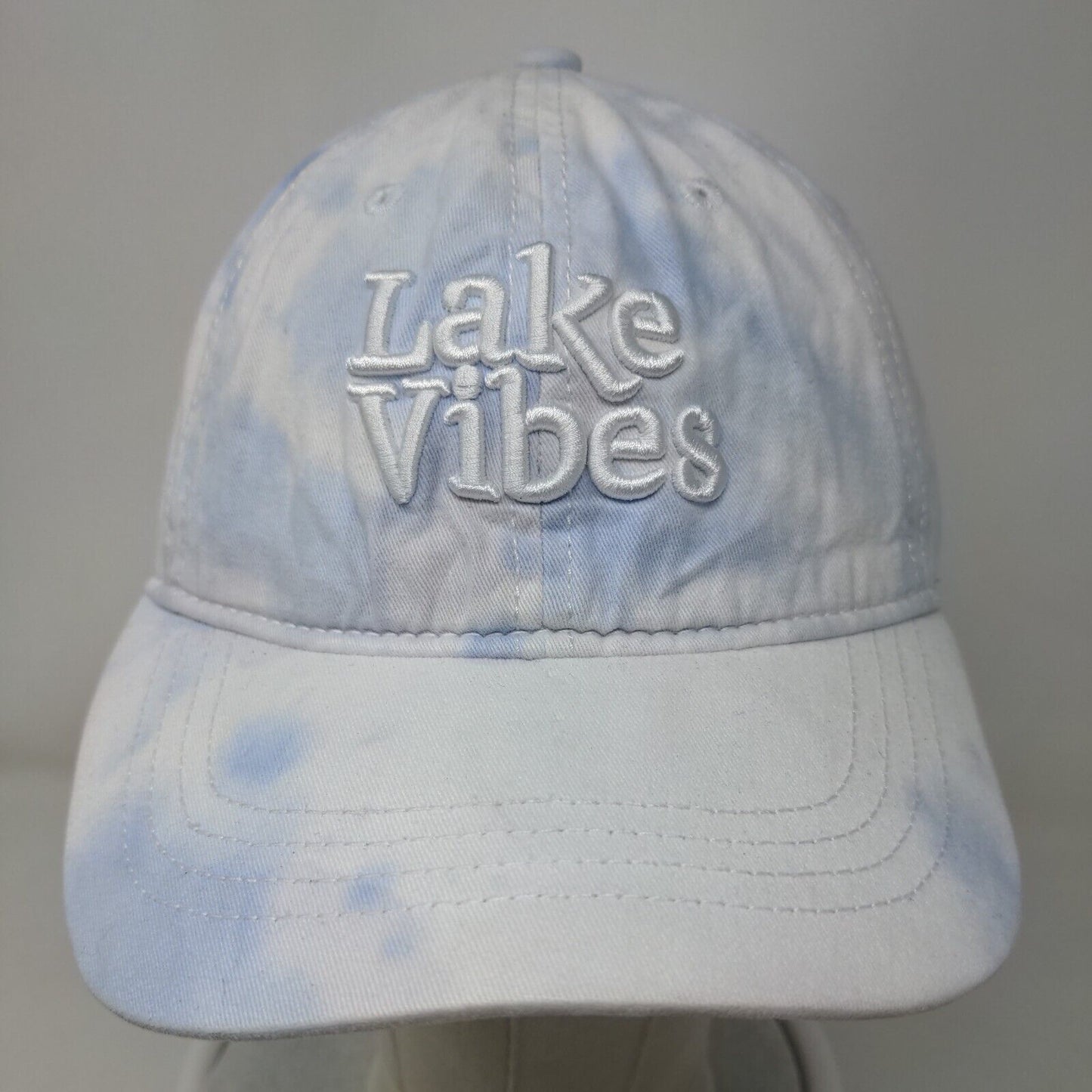 Lake Vibes Slideback Hat Multicolor One Size Adjustable Embroidered Vented Holes