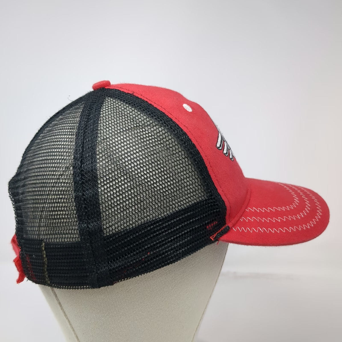 Snap-on Baseball Cap Red One Size Rock N' Roll Cab Express Mesh Strapback Hat