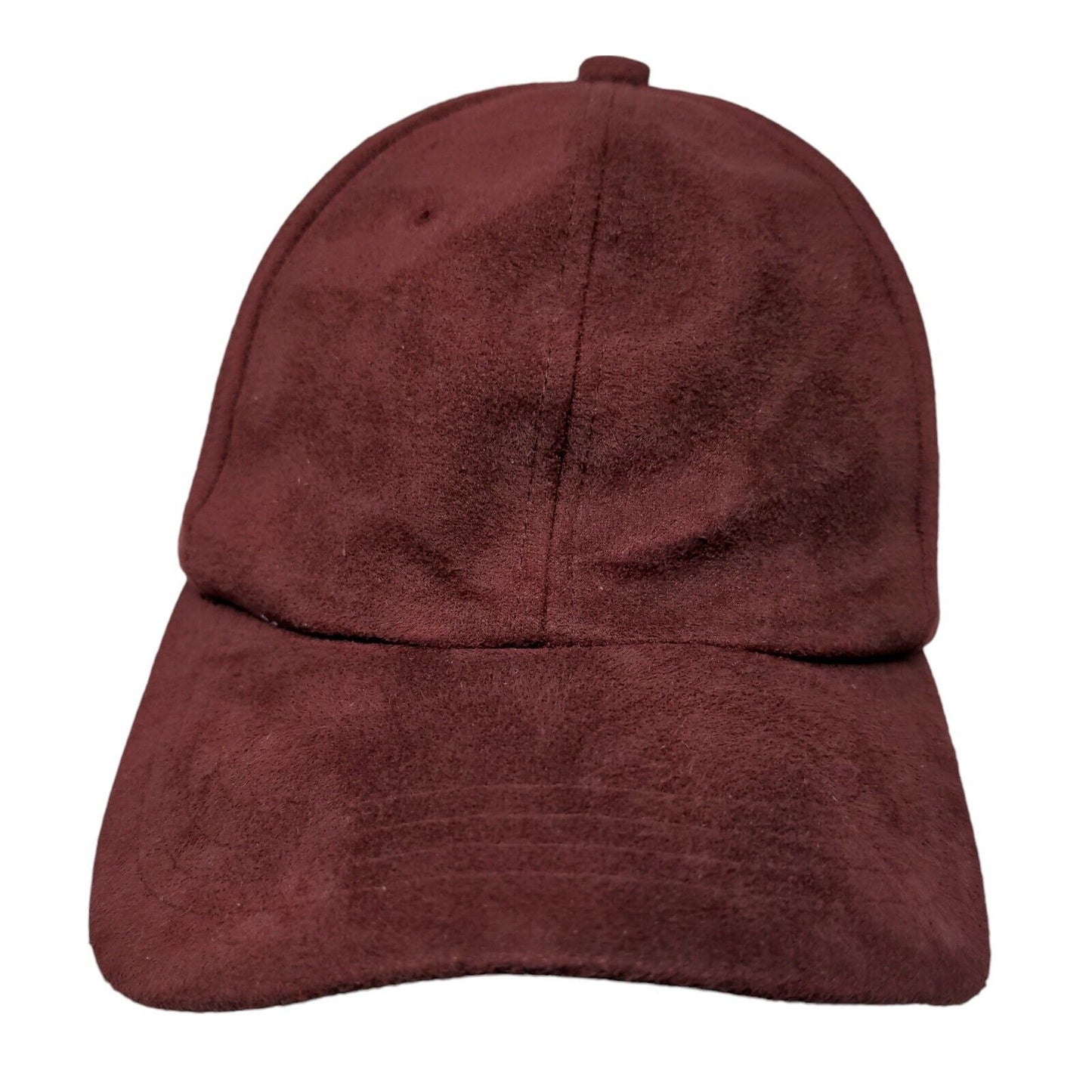 Unbranded Slideback Hat Red One Size Adjustable Vented Holes 6 Panel Blank