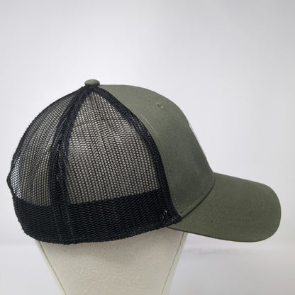KÜHL Trucker Hat Green One Size Mesh Back Mountain Patch Snapback Curved Bill