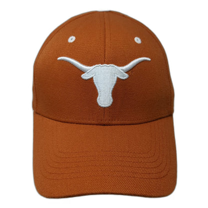 Top of the World Texas Longhorns NCAA Hat Brown One Size Stretch Fit Embroidered