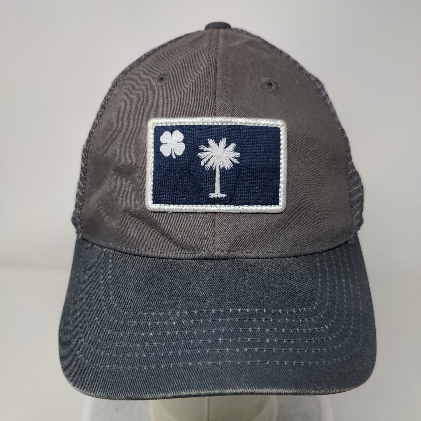 Live Lucky Snapback Trucker Hat Multicolor One Size Mesh Back Black Clover