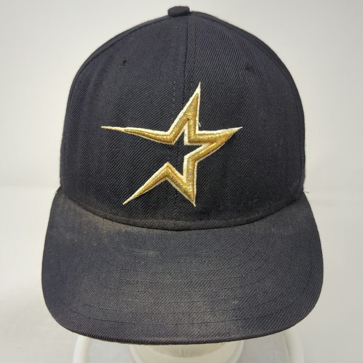 Houston Astros MLB New Era Baseball Cap Blue 7 3/8 Wool Diamond Collection Star