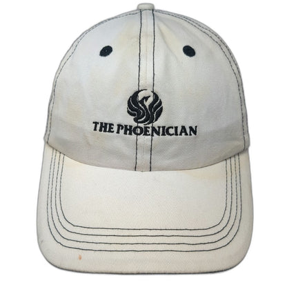 Troon Golf Baseball Cap White One Size The Phoenician Phoenix Logo Contrast Hat