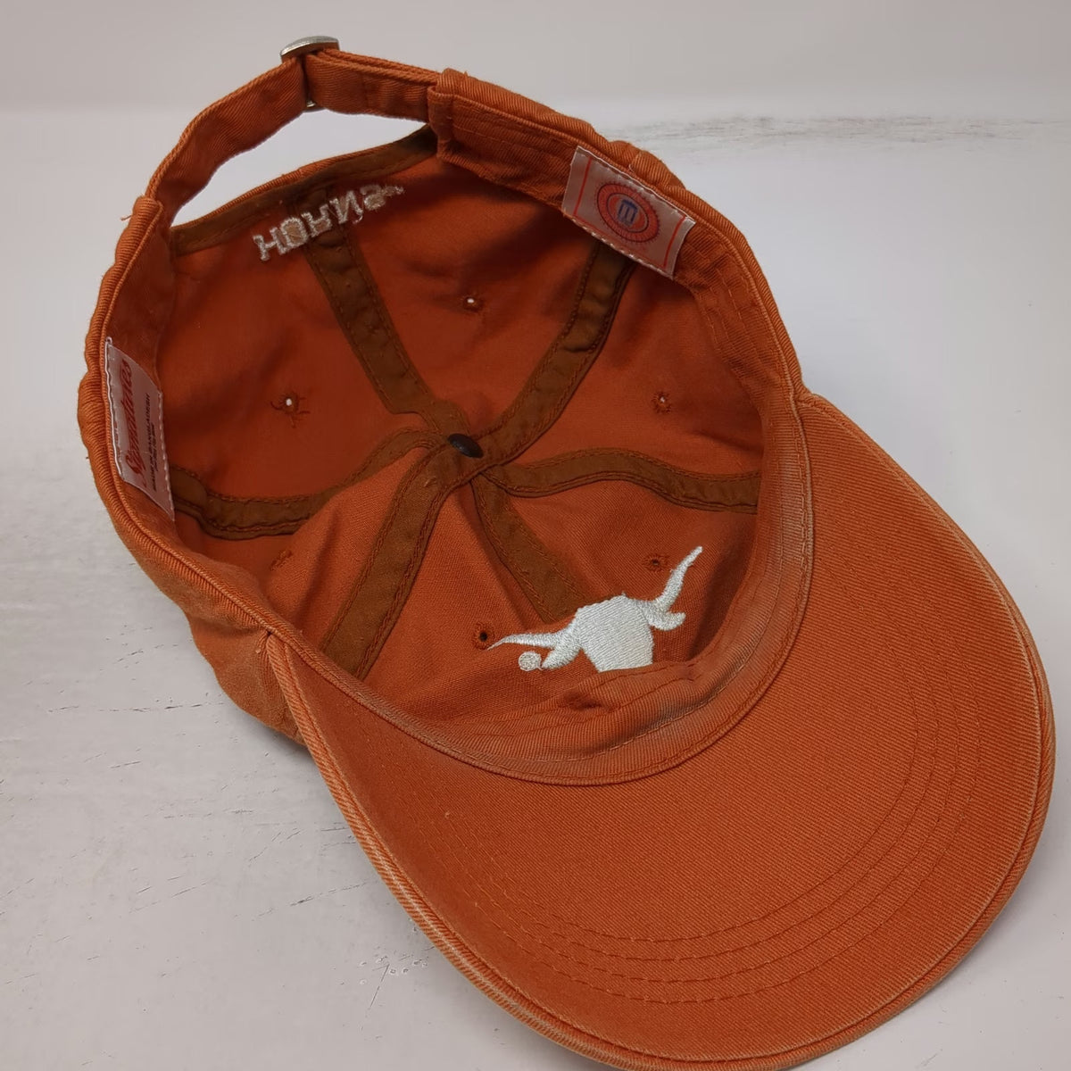 Signatures Texas Longhorns NCAA Orange One Size Baseball Cap Hat Horns Slideback