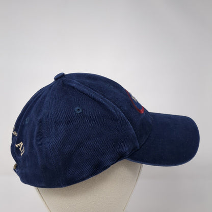 Hard Rock Cafe Edinburg Slideback Hat Blue One Size Adjustable Embroidered