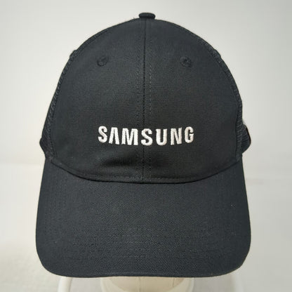 Carhartt Trucker Hat Black One Size Samsung Corporate Logo Mesh Back Snapback