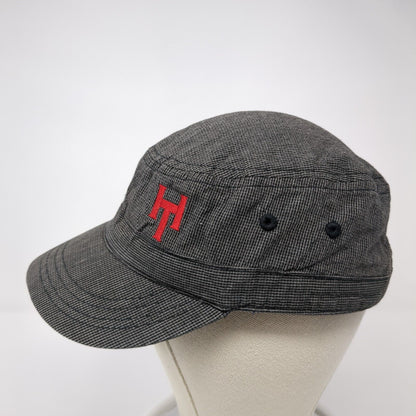 District Strapback Cadet Army Cap Hat Gray One Size Embroidered Logo