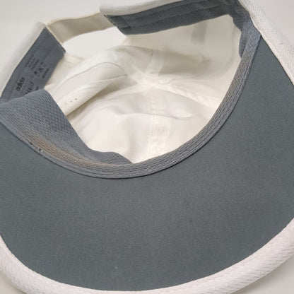 Adidas Baseball Cap White One Size AEROREADY Performance Golf Strapback Hat Gray
