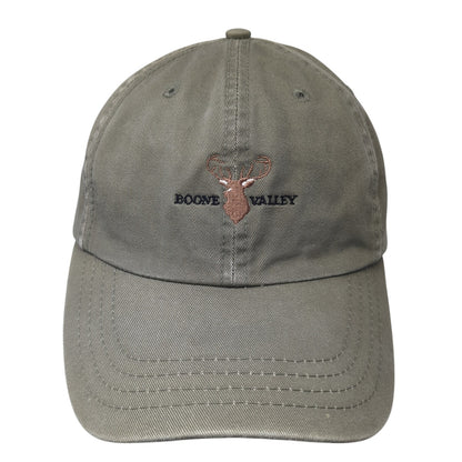Boone Valley Slideback Hat Green One Size Adjustable American Dry Goods