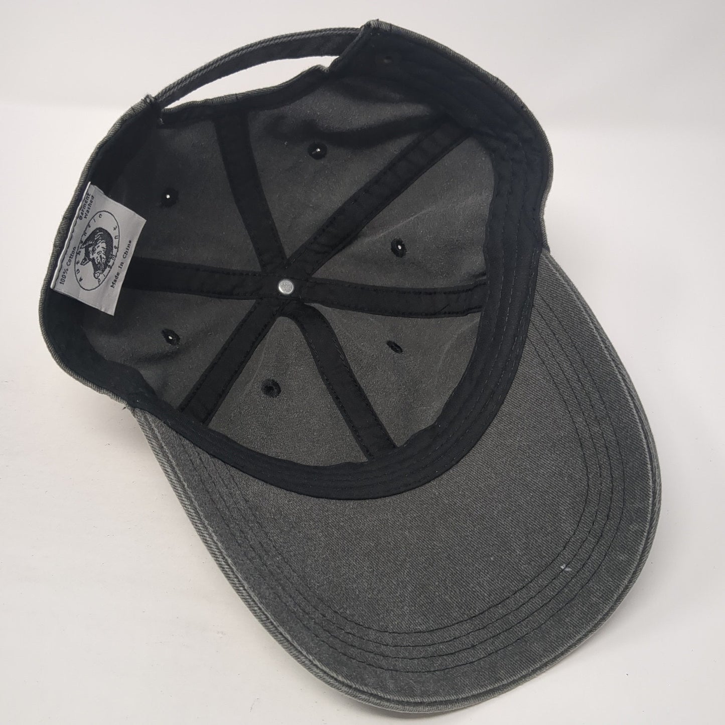 Manilow Rhinestone Slideback Hat Gray One Size Adjustable Authentic Pigment