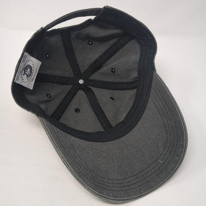 Manilow Rhinestone Slideback Hat Gray One Size Adjustable Authentic Pigment