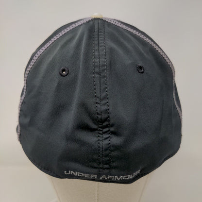 Under Armour Fitted Hat Large/XL Black Embroidered Logo Vent Holes