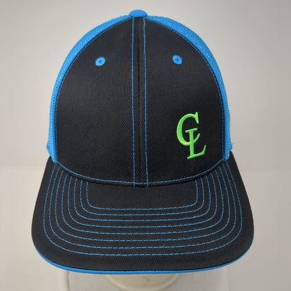 CL Fitted Mesh Back Trucker Hat Multi 7 3/8-8 Colorblock Pacific Headwear