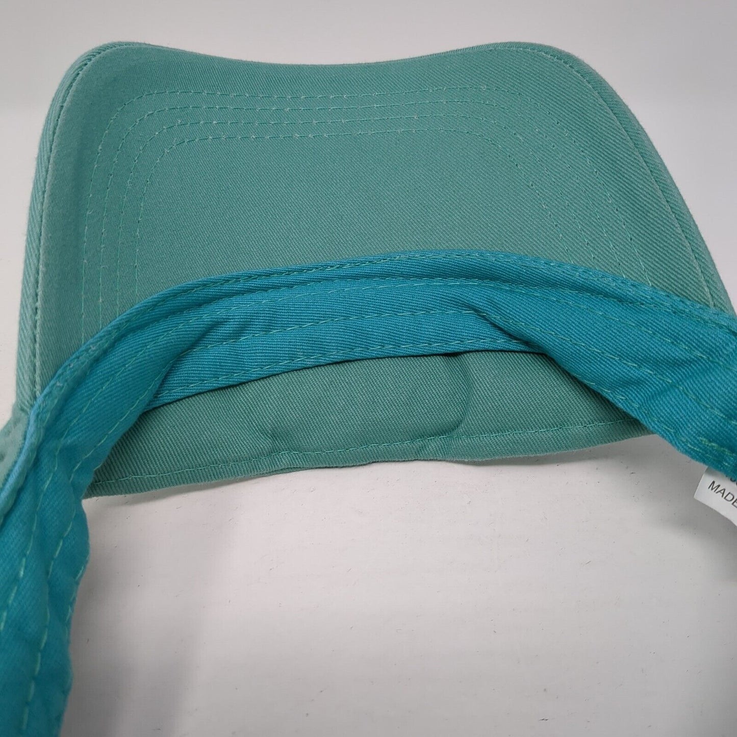 ASHS Strapback Sun Visor Hat Blue One Size Adjustable Embroidered