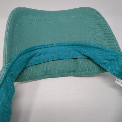 ASHS Strapback Sun Visor Hat Blue One Size Adjustable Embroidered