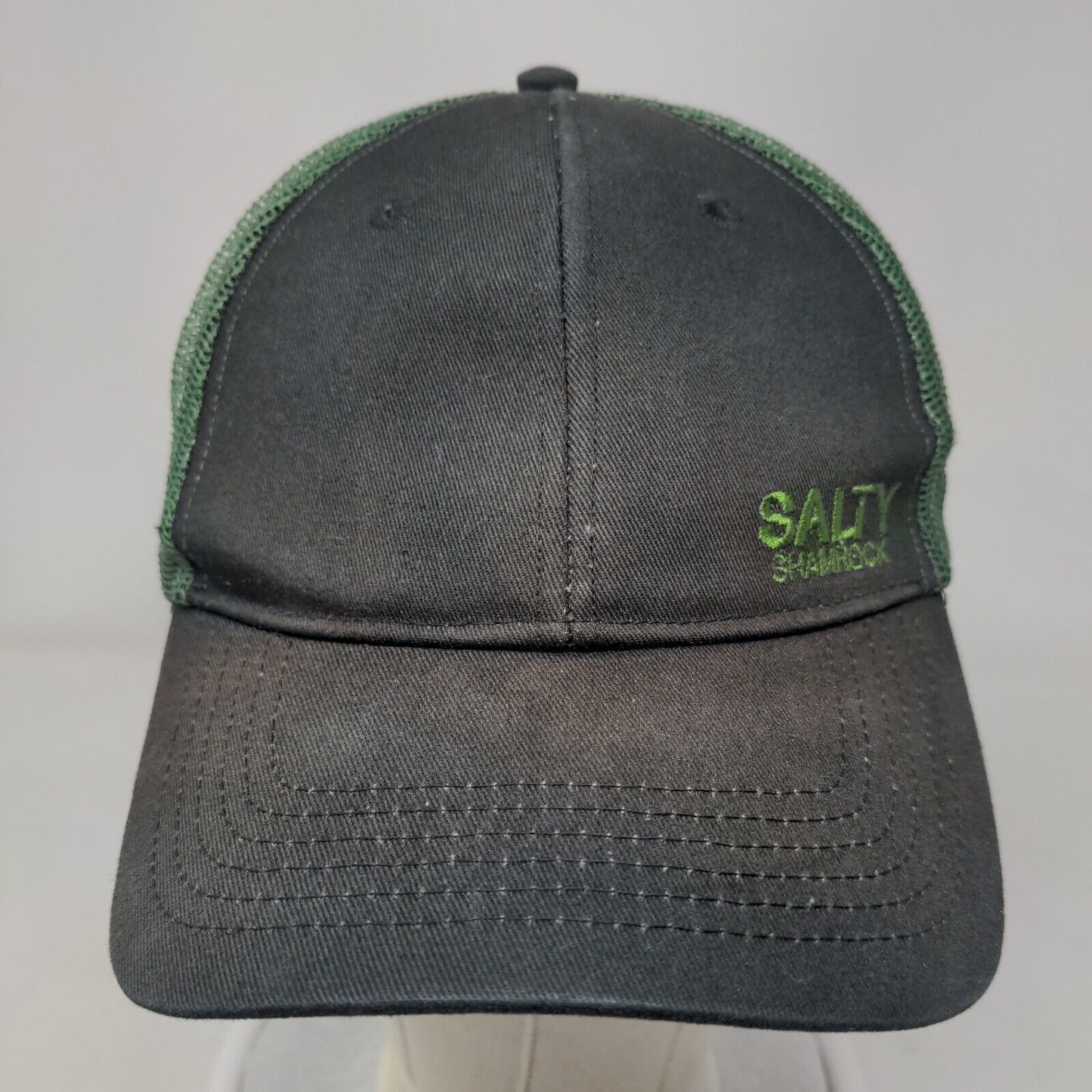 Salty Shamrock Snapback Trucker Hat Multicolor OSFA Mesh Back Embroidered Eupro