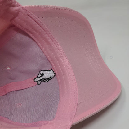 Unbranded Women's Slideback Hat Pink Adjustable Acrylic K Pop Love Logo