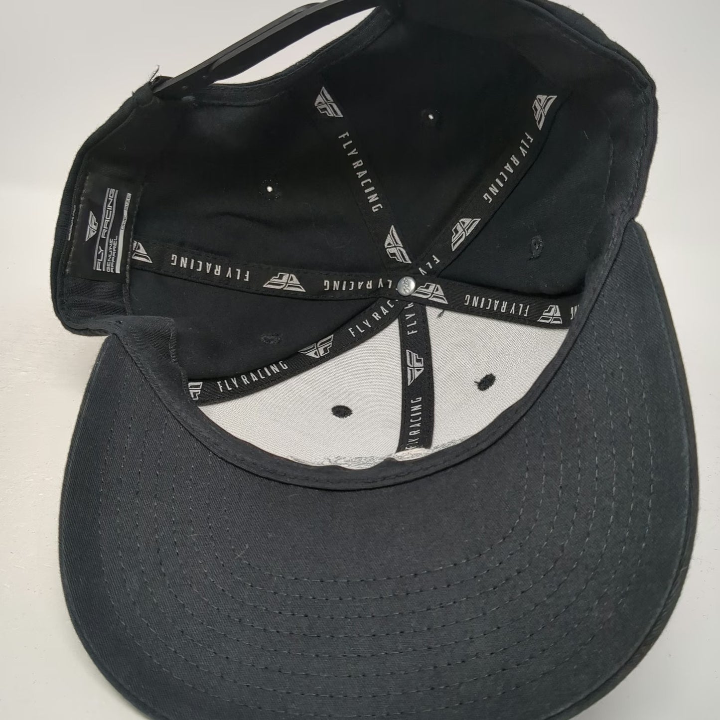 Fly Racing Snapback Black Silver One Size 25th Anniversary Logo Motocross Hat