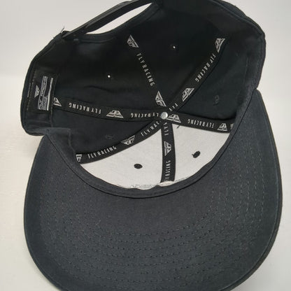 Fly Racing Snapback Black Silver One Size 25th Anniversary Logo Motocross Hat