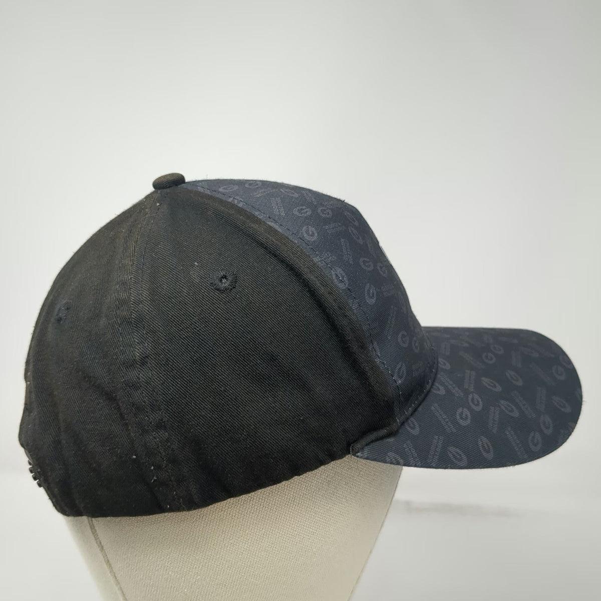 Three In 5 Panel Gray One Size Georgia Bulldogs Mascot Logo Snapback Hat