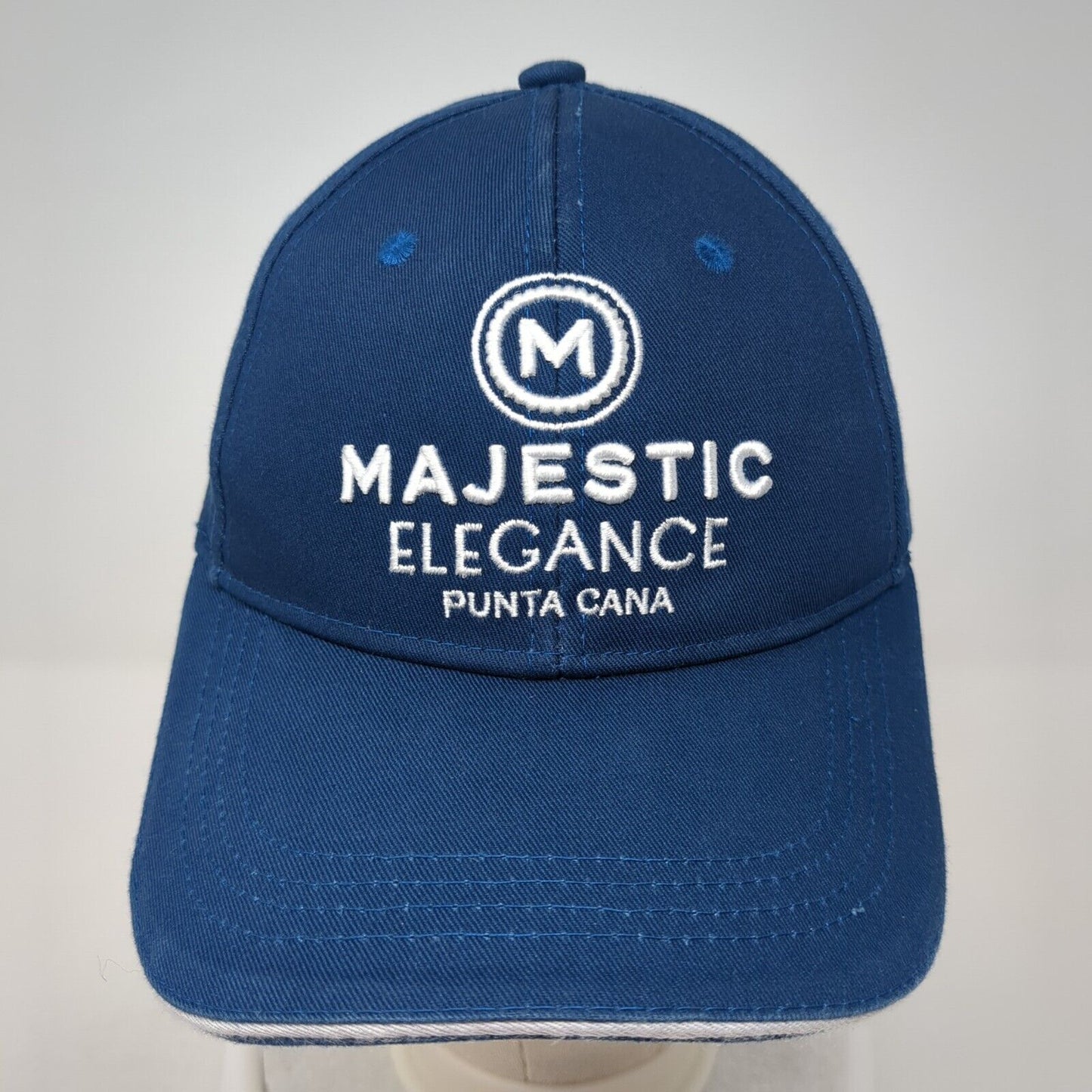 Majestic Elegance Punta Cana Slideback Baseball Cap Blue OS Adjustable 6 Panel